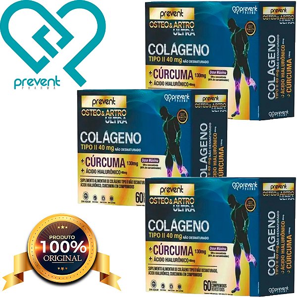 Suplemento para Articulações Osteo E Artro Ultra C/ 60 Cáps - Prevent