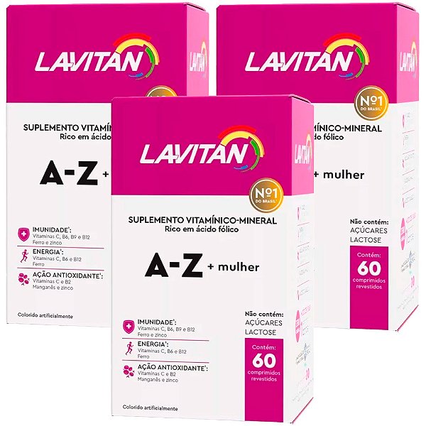 Lavitan A-Z Mulher com 60 Comprimidos - Cimed
