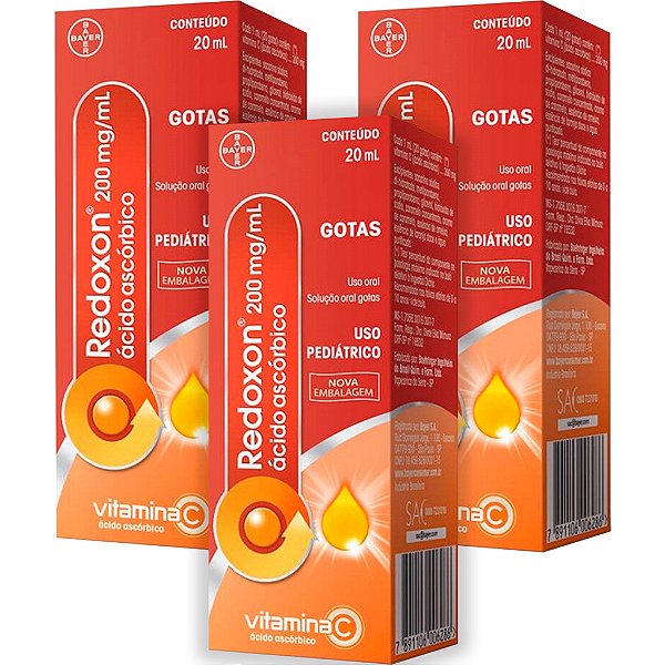 Vitamina C Redoxon Gotas 200mg 20ml