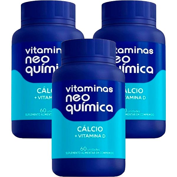 Vitamina Cálcio + Vitamina D 60Cpr - Neo Química