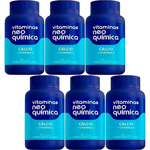Vitamina Cálcio + Vitamina D 60Cpr - Neo Química