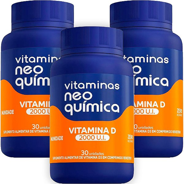Vitamina D3 - 2.000UI Neo Química 30 comprimidos