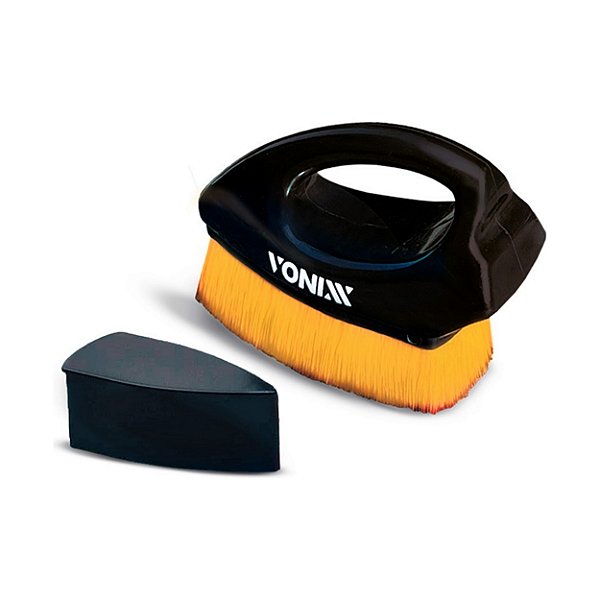 Escova Aplicador Pneu Pretinho Cerdas Macias Vonixx Borracha