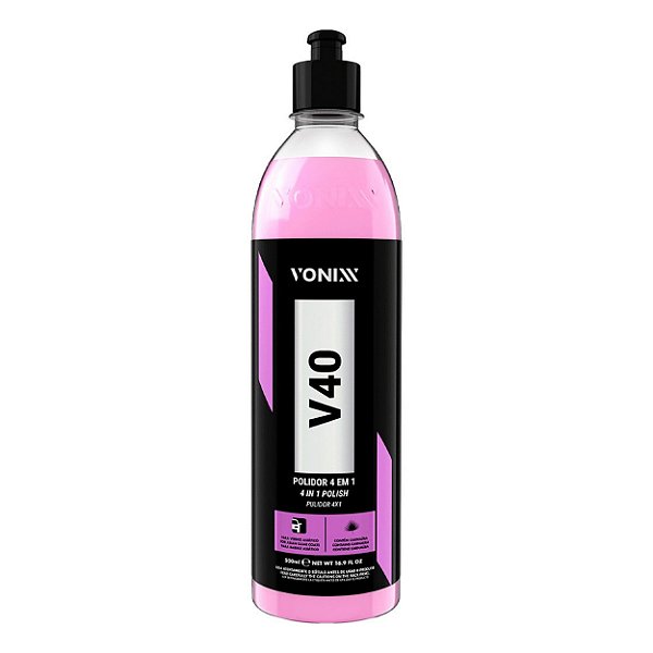 Polidor Corte Refino Lustro Protecao 4 Em 1 V40 500ml Vonixx