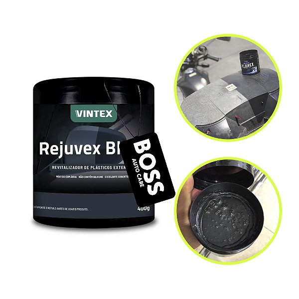Revitalizador Plásticos Parachoque Rejuvex Black Vonixx 400g