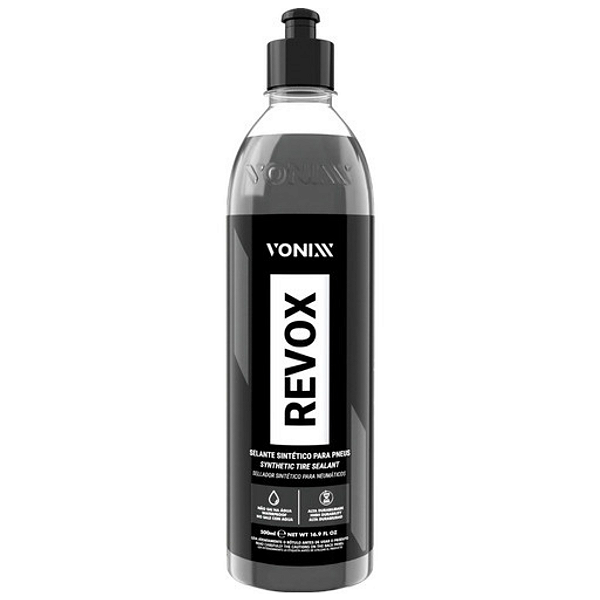 Revox Selante Sintético Para Pneus Pretinho 500ml - Vonixx