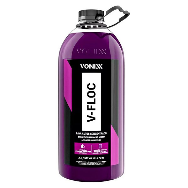 Shampoo Automotivo Lava Auto Concentrado V-floc 3l Vonixx