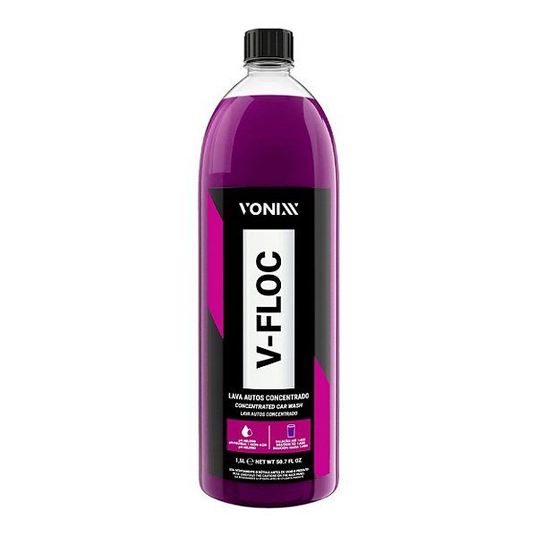 Shampoo Automotivo Neutro Concentrado V-floc Vonixx 1,5l
