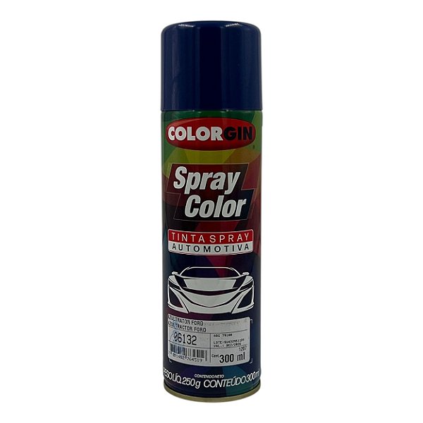 TINTA SPRAY AUTOMOTIVA AZUL TRATOR FORD 300ML COLORGIN