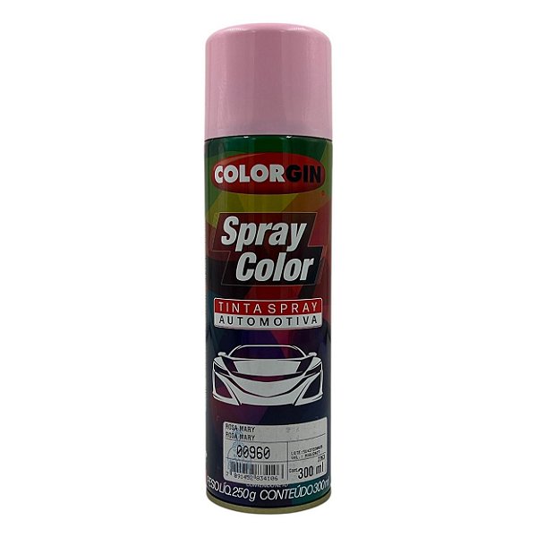 TINTA SPRAY AUTOMOTIVA ROSA MARY 300ML COLORGIN