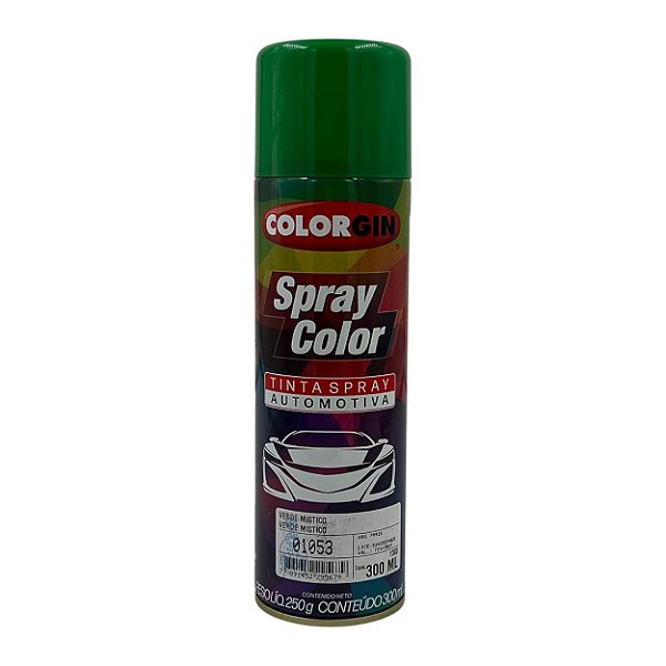 TINTA SPRAY AUTOMOTIVA VERDE MISTICO 300ML COLORGIN