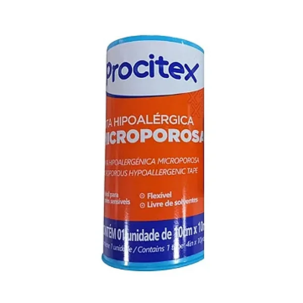 Fita Microporosa Branca 10cmX4,5m Procitex