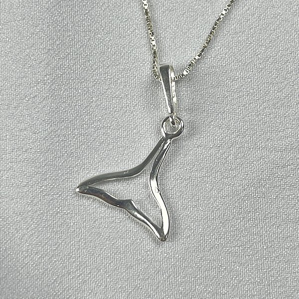 COLAR CAUDA SEREIA VAZADA - PRATA 925