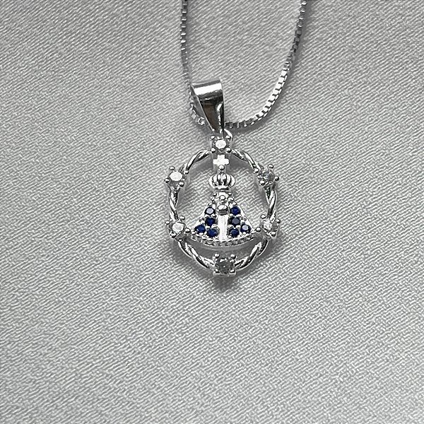 COLAR NOSSA SENHORA APARECIDA - PRATA 925