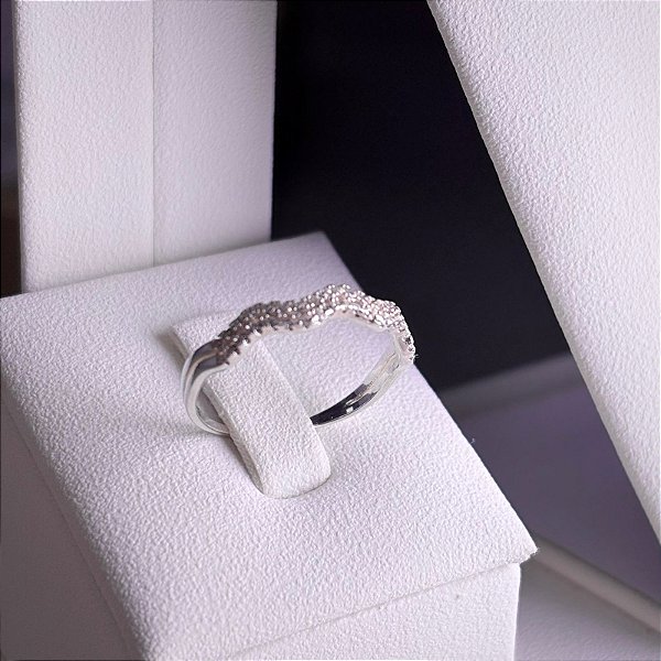 ANEL - CRAVEJADO - PRATA 925