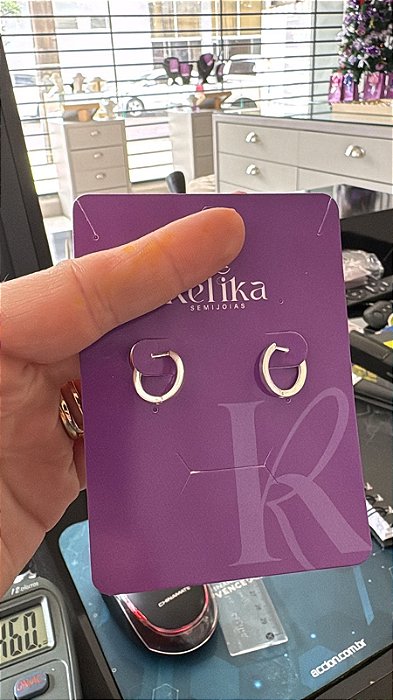 ARGOLAS OVAL G - PRATA 925