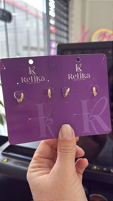 ARGOLINHA CLICK P - DOURADA