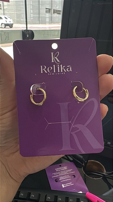 ARGOLINHA DE CLICK - SEMIJOIA