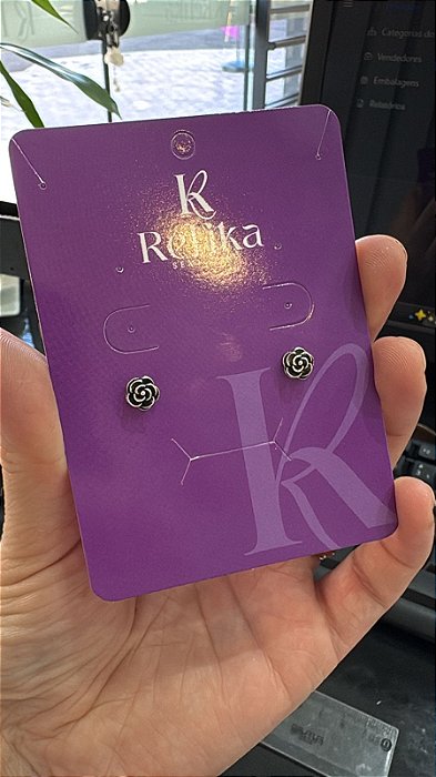 BRINCO FLOR - PRATA BALI