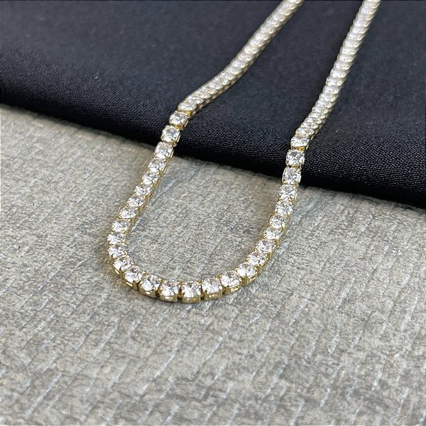 CHOKER ZIRCONIAS - SEMIJOIA