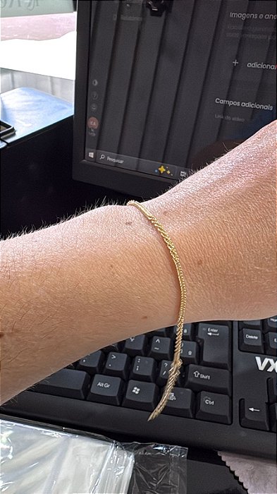 PULSEIRA DAYSI DOURADA - SEMIJOIA