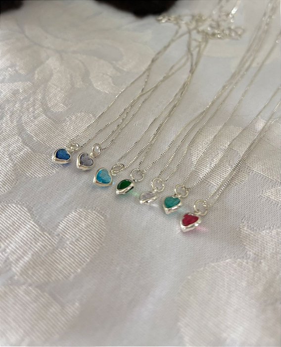 CONJUNTOS CORAÇÃO - PRATA 925