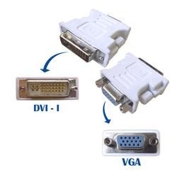 Adaptador DVI-I (24+5 Pinos) M X VGA HDB15 F Gelo - Empire