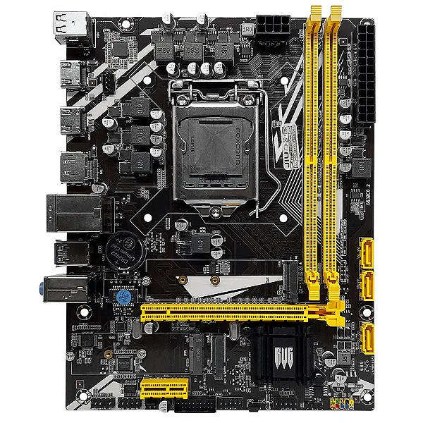 Placa Mãe Revenger G-H110, Intel 9ª Geração, DDR4, M.2 NVMe, Rede Gigabit, Micro ATX, LGA1151