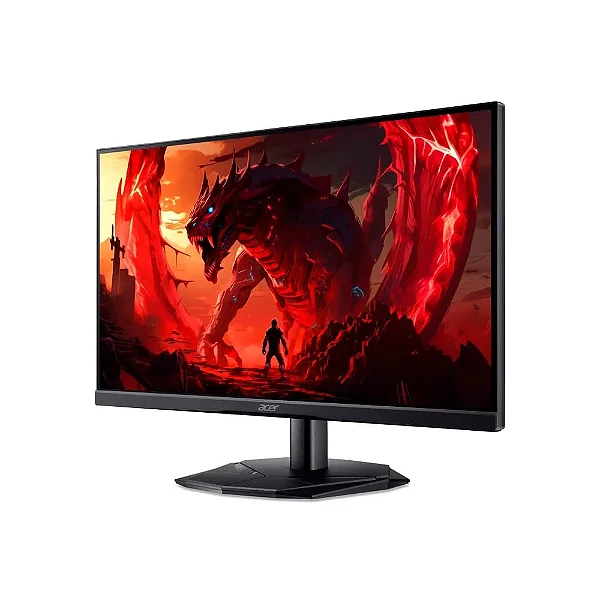 Monitor Acer Nitro KG241Y P3BIP 23.8” Full HD LED VA 180 Hz 0.5ms HDMI AMD FreeSync Premium Preto