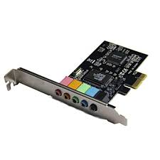 Placa de som Knup Cmi8738 PCI-Express X1 cor preta para áudio de qualidade
