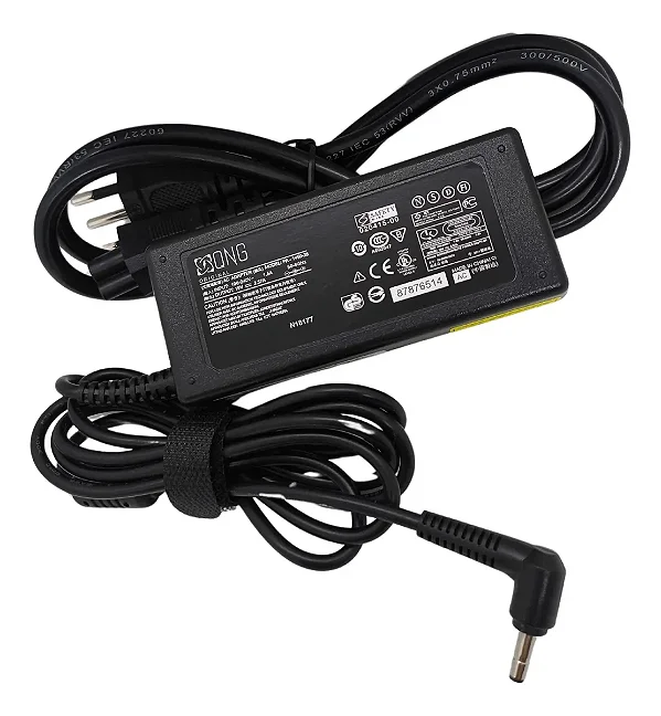 Fonte Carregador Para Notebook Vaio Modelo Pa-1450-26lps 45w ( Positivo) Compatível