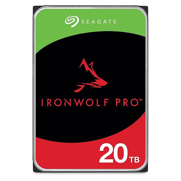 HD Seagate 20TB IronWolf Pro SATA 6GBps 7200RPM 256MB 3.5" NAS - ST20000NT001
