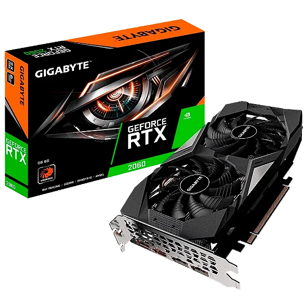 Placa de vídeo GeForce RTX™ 2060 D6 6G
