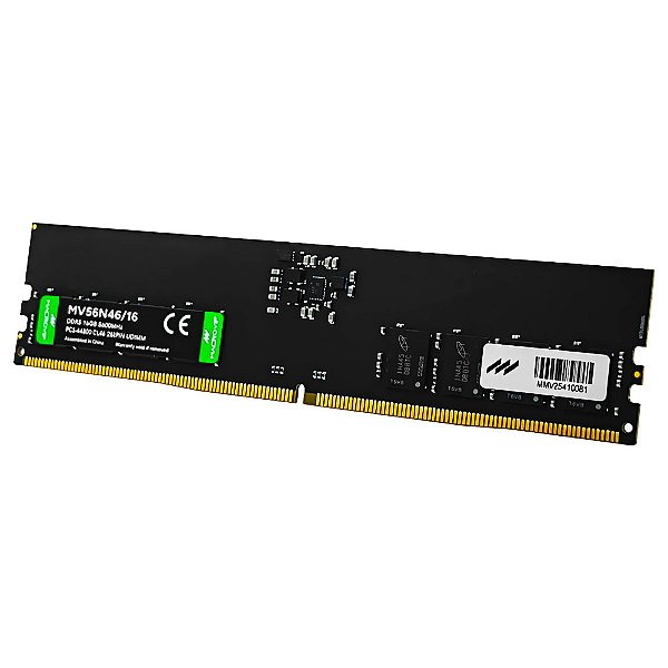 Memória RAM Macrovip DDR5 16GB 5600MHz - MV56N46/16