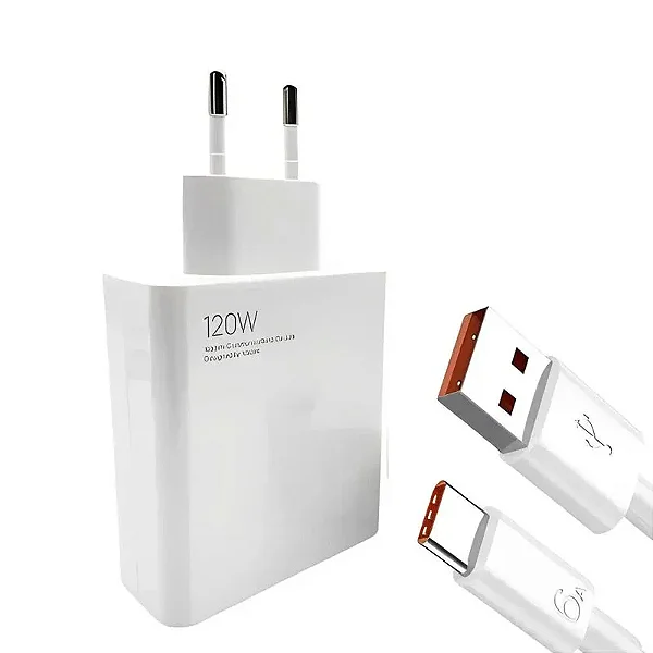 Carregador Celular 120w Turbo Tipo C
