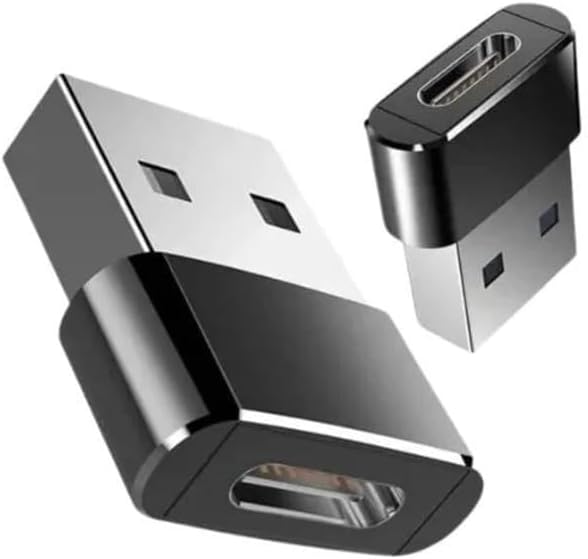 Adaptador USB Tipo-C para USB Tipo-A 3.0 | OTG, Carregamento Rápido 30W, Transferência de Dados, Compatível com iPhone, Compatível com Android