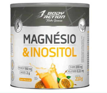 Magnésio + Inositol (210g) – BodyAction – Sabor Maracujá
