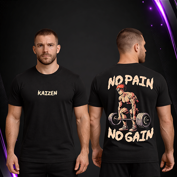 Camiseta Kaizen – No Pain No Gain