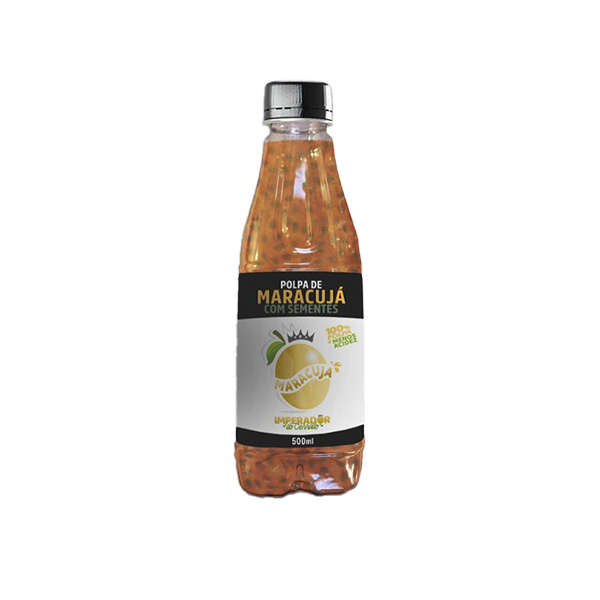 Garrafa de Maracujá com Sementes – 500ml