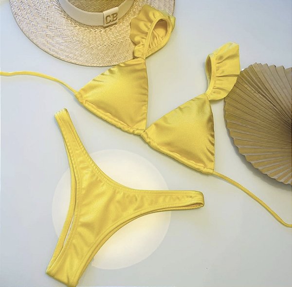 Conjunto Biquíni Cortininha - Top + Calcinha - Caribe Brasil®