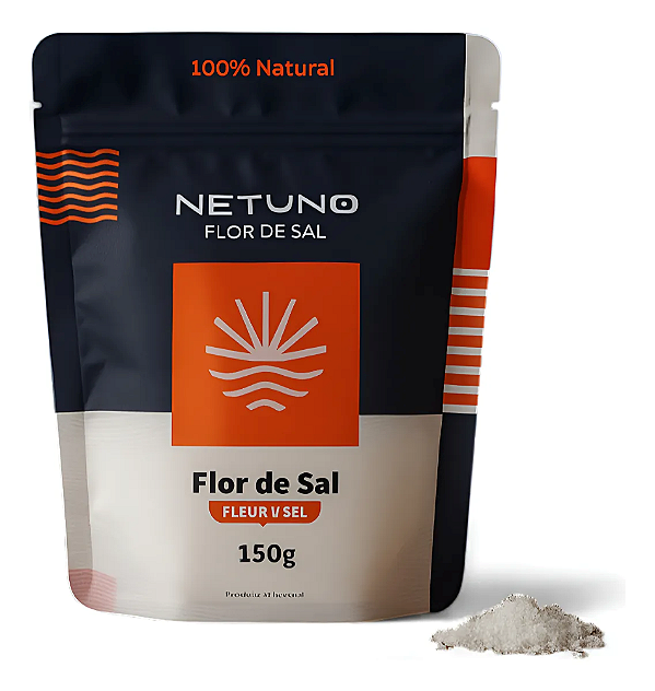 NETUNO Flor de Sal Sachê com 150 g