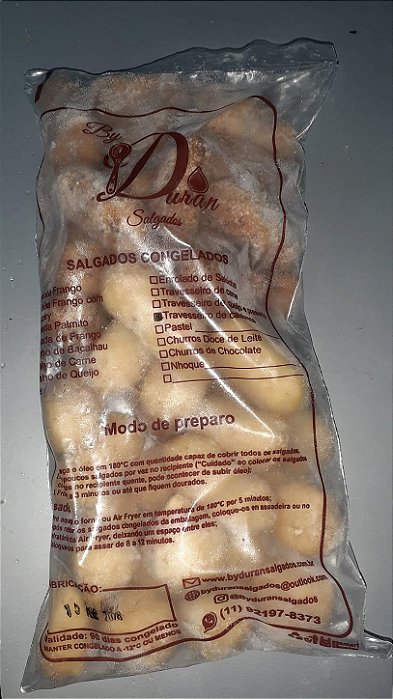 Combo 3 - 50 Salgados Frito Congelado Sortidos 20g