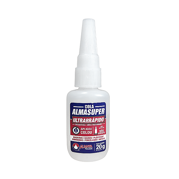 COLA  INSTANTÂNEA ALMA SUPER ULTRA RÁPIDA 20G - ALMATA