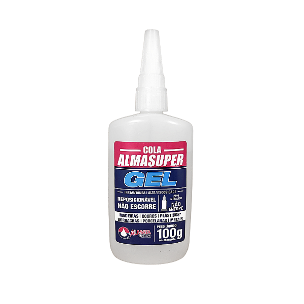 COLA INSTANTÂNEA ALMA SUPER GEL 100G - ALMATA