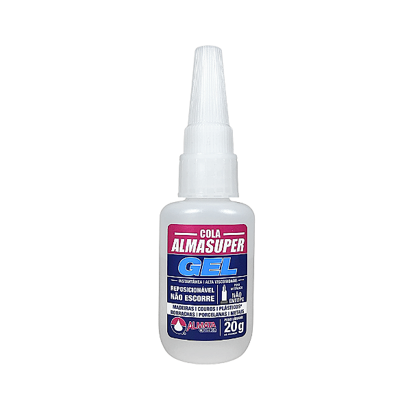 COLA INSTANTÂNEA ALMA SUPER GEL 20G - ALMATA