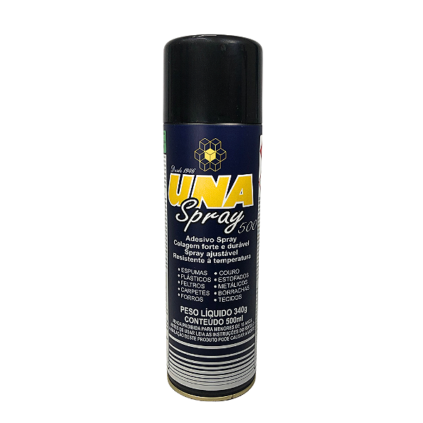 COLA DE CONTATO EM SPRAY 500ML - UNA