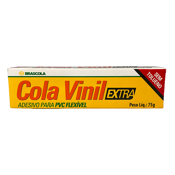COLA VINIL EXTRA PARA PVC FLEXÍVEL 75G - BRASCOLA