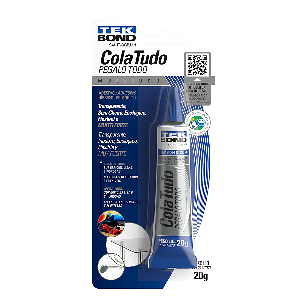 COLA TUDO MULTIUSO 20G - TEKBOND
