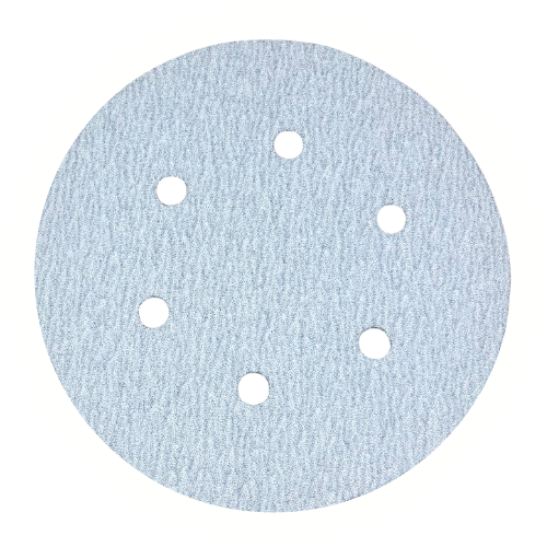 DISCO C/ VELCRO BRANCO 6POL 150MM C/ 6 FUROS