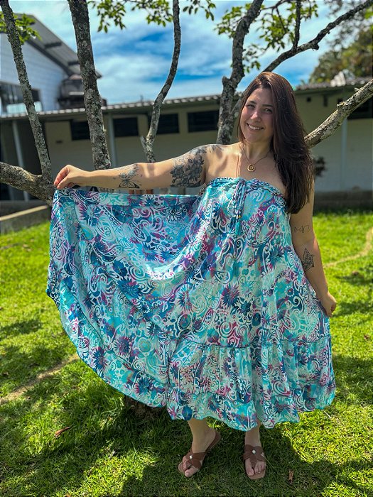 Saia Versátil Água-Marinha